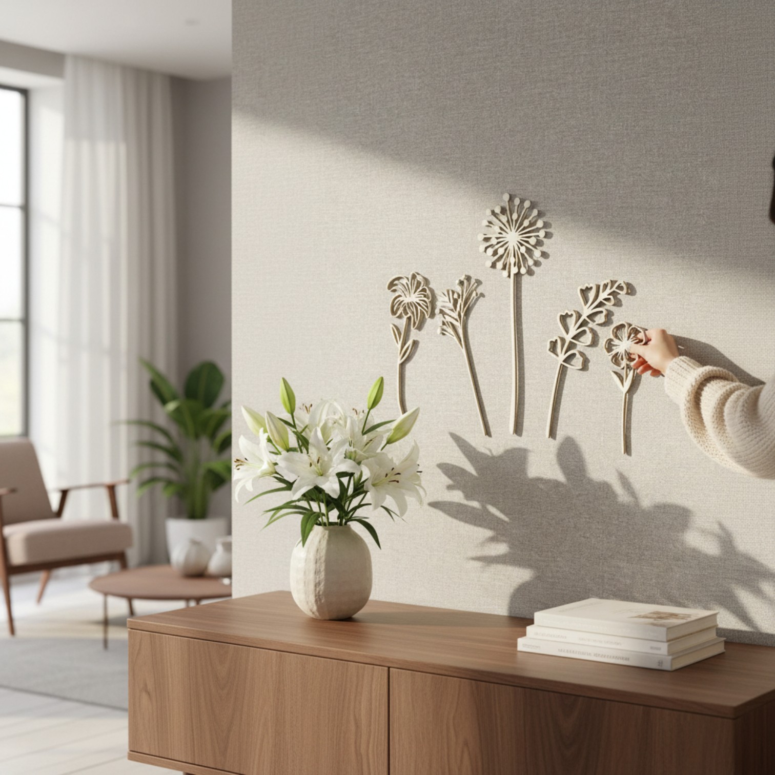 Holz Blumen Wildblumen Dekoration Blumenstrauß aus Holz Wand Deko - verschiedene Motive Holz Blumen Wildblumen Dekoration Blumenstrauß aus Holz Wand Deko - verschiedene Motive